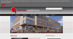 Desktop Screenshot of procesoscosmeticos.com